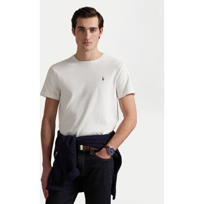 Polo Ralph Lauren Tričko 710740727 Biela Slim Fit Muži Polo Ralph Lauren Tričko 710740727 Biela Slim Fit Muži