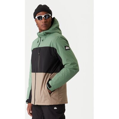 Quiksilver Snowboardová bunda Sycamore Block EQYTJ03503 Zelená Relaxed Fit Muži Quiksilver Snowboardová bunda Sycamore Block EQYTJ03503 Zelená Relaxed Fit Muži