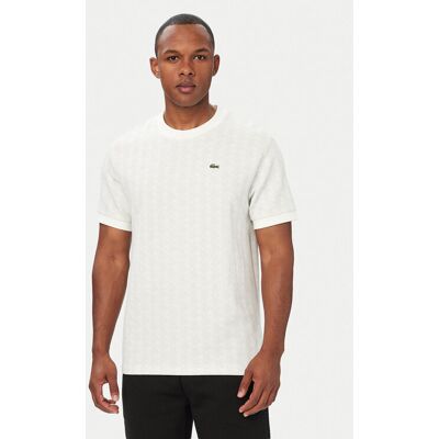 Lacoste Tričko TH1197 Béžová Regular Fit Muži Lacoste Tričko TH1197 Béžová Regular Fit Muži
