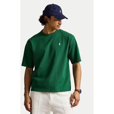 Polo Ralph Lauren Tričko 710A12979005 Tmavo zelená Relaxed Fit Muži Polo Ralph Lauren Tričko 710A12979005 Tmavo zelená Relaxed Fit Muži