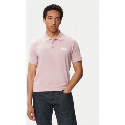 KARL LAGERFELD Polokošeľa 745780 563235 Ružová Regular Fit Muži KARL LAGERFELD Polokošeľa 745780 563235 Ružová Regular Fit Muži