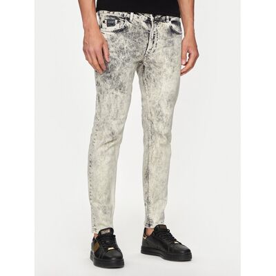 Versace Jeans Couture Džínsy 76GAB5K0 Biela Skinny Fit Muži Versace Jeans Couture Džínsy 76GAB5K0 Biela Skinny Fit Muži
