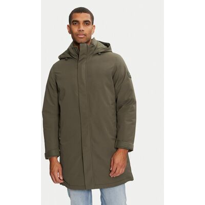 Tommy Hilfiger Parka MW0MW37369 Zelená Regular Fit Muži Tommy Hilfiger Parka MW0MW37369 Zelená Regular Fit Muži