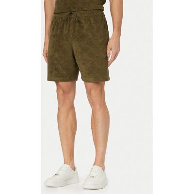 Emporio Armani Športové kraťasy EM000695 AF20449 F7014 Zelená Regular Fit Muži Emporio Armani Športové kraťasy EM000695 AF20449 F7014 Zelená Regular Fit Muži