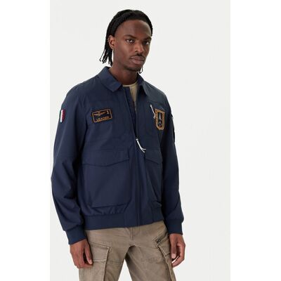 Aeronautica Militare Bundy bomber 261AB3049UCT04290 Tmavomodrá Regular Fit Muži Aeronautica Militare Bundy bomber 261AB3049UCT04290 Tmavomodrá Regular Fit Muži