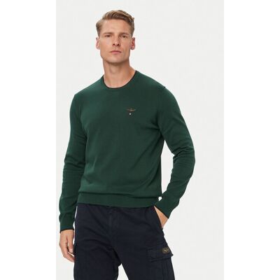 Aeronautica Militare Sveter 262MA1631UL00506 Zelená Regular Fit Muži Aeronautica Militare Sveter 262MA1631UL00506 Zelená Regular Fit Muži