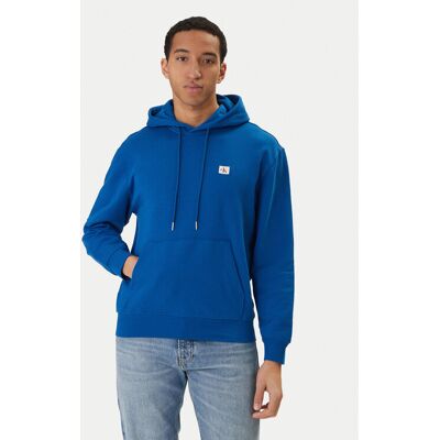 Calvin Klein Jeans Mikina LV04RC274G Modrá Regular Fit Muži Calvin Klein Jeans Mikina LV04RC274G Modrá Regular Fit Muži