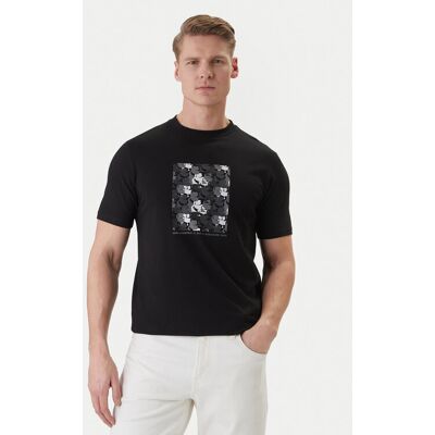 KARL LAGERFELD Tričko 755037 562221 Čierna Loose Fit Muži KARL LAGERFELD Tričko 755037 562221 Čierna Loose Fit Muži