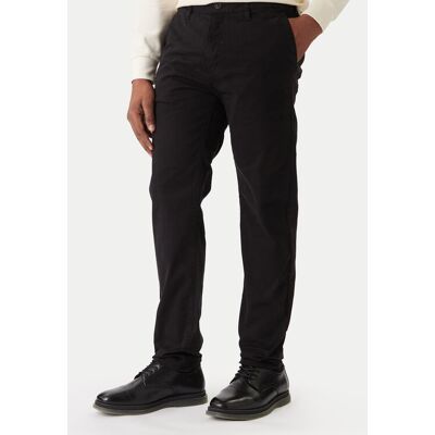 Guess Jeans Chino nohavice M4YB33 WGB5A Čierna Regular Fit Muži Guess Jeans Chino nohavice M4YB33 WGB5A Čierna Regular Fit Muži