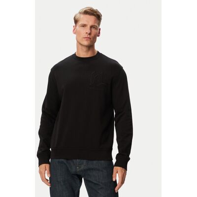 KARL LAGERFELD Mikina 705022 563900 Čierna Regular Fit Muži KARL LAGERFELD Mikina 705022 563900 Čierna Regular Fit Muži