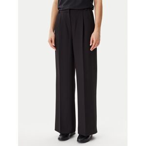 Calvin Klein Bavlnené nohavice Travel Twill K20K208214 Čierna Wide Leg Ženy Calvin Klein Bavlnené nohavice Travel Twill K20K208214 Čierna Wide Leg Ženy