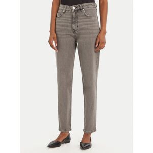HUGO Džínsy 50544798 Sivá Straight Fit Ženy HUGO Džínsy 50544798 Sivá Straight Fit Ženy