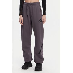adidas Teplákové nohavice Z.N.E. Barrel JC5411 Sivá Loose Fit Ženy adidas Teplákové nohavice Z.N.E. Barrel JC5411 Sivá Loose Fit Ženy