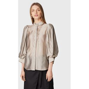 Bruuns Bazaar Košeľa Calendula Lene BBW3086 Sivá Regular Fit Ženy Bruuns Bazaar Košeľa Calendula Lene BBW3086 Sivá Regular Fit Ženy