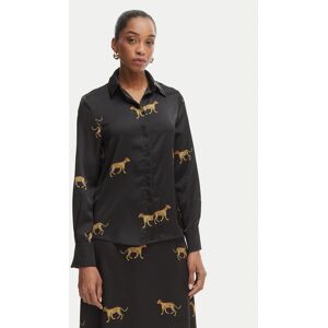 LOLA CASADEMUNT Košeľa LS2615051 Čierna Regular Fit Ženy LOLA CASADEMUNT Košeľa LS2615051 Čierna Regular Fit Ženy