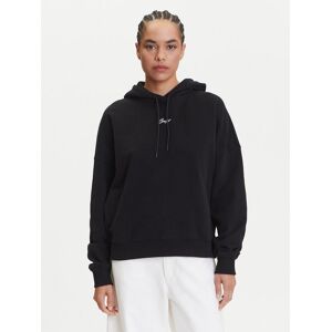 BOSS Mikina C_Ehoody 50547572 Čierna Oversize Ženy BOSS Mikina C_Ehoody 50547572 Čierna Oversize Ženy
