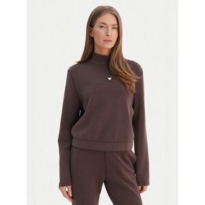 Guess Mikina V4YQ05 KCAY2 Hnedá Regular Fit Ženy Guess Mikina V4YQ05 KCAY2 Hnedá Regular Fit Ženy