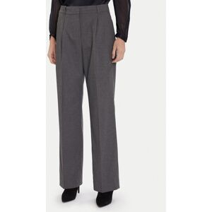 Tommy Hilfiger Bavlnené nohavice WW0WW48358 Sivá Relaxed Fit Ženy Tommy Hilfiger Bavlnené nohavice WW0WW48358 Sivá Relaxed Fit Ženy