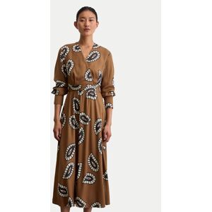 Marc O'Polo Každodenné šaty 508 1208 21495 Hnedá Flared Fit Ženy Marc O'Polo Každodenné šaty 508 1208 21495 Hnedá Flared Fit Ženy