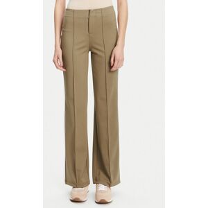 Guess Bavlnené nohavice V5YB11 KCX42 Hnedá Regular Fit Ženy Guess Bavlnené nohavice V5YB11 KCX42 Hnedá Regular Fit Ženy