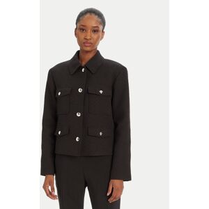 HUGO Sako Alayna 50542615 Čierna Regular Fit Ženy HUGO Sako Alayna 50542615 Čierna Regular Fit Ženy