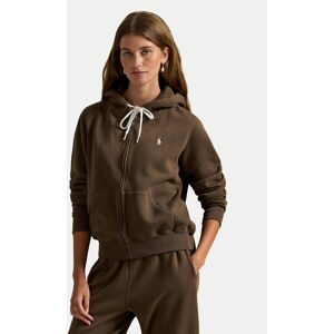 Polo Ralph Lauren Mikina 211971699501 Hnedá Relaxed Fit Ženy Polo Ralph Lauren Mikina 211971699501 Hnedá Relaxed Fit Ženy