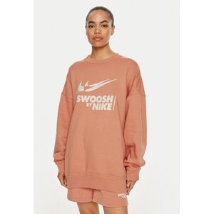 Nike Mikina FZ4631 Hnedá Regular Fit Ženy Nike Mikina FZ4631 Hnedá Regular Fit Ženy