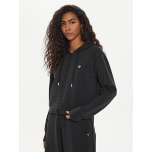 Guess Mikina V4YQ06 KCAY2 Čierna Regular Fit Ženy Guess Mikina V4YQ06 KCAY2 Čierna Regular Fit Ženy