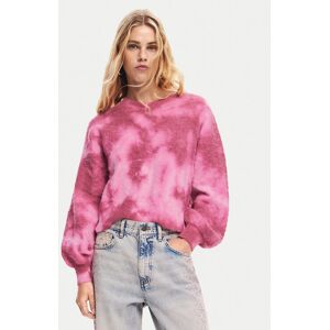 Desigual Sveter Victoria 24WWJF17 Ružová Relaxed Fit Ženy Desigual Sveter Victoria 24WWJF17 Ružová Relaxed Fit Ženy