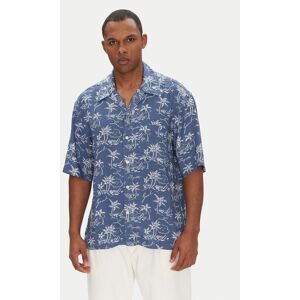 Gant Košeľa Island Print 3250071 Modrá Relaxed Fit Ženy Gant Košeľa Island Print 3250071 Modrá Relaxed Fit Ženy