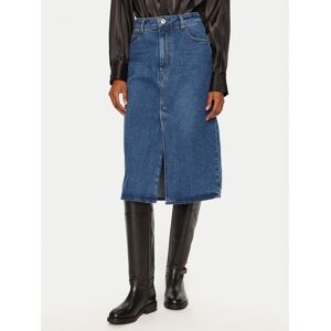 AMI Paris Džínsová sukňa FSK235.DE0031 Modrá Regular Fit Ženy AMI Paris Džínsová sukňa FSK235.DE0031 Modrá Regular Fit Ženy