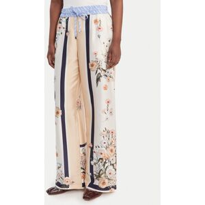 Liu Jo Bavlnené nohavice WA6358 T2555 Béžová Relaxed Fit Ženy Liu Jo Bavlnené nohavice WA6358 T2555 Béžová Relaxed Fit Ženy