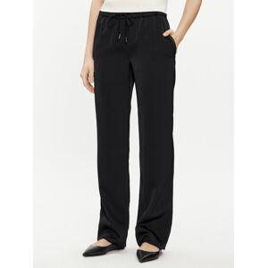 Calvin Klein Bavlnené nohavice K20K206662 Čierna Regular Fit Ženy Calvin Klein Bavlnené nohavice K20K206662 Čierna Regular Fit Ženy