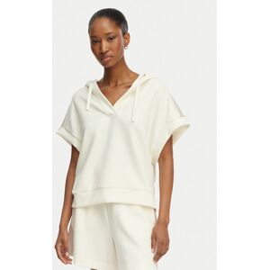 BOSS Mikina Mirage 50561076 Krémová Relaxed Fit Ženy BOSS Mikina Mirage 50561076 Krémová Relaxed Fit Ženy