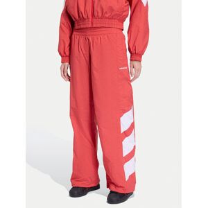 adidas Teplákové nohavice Blocked Washed KD8791 Červená Loose Fit Ženy adidas Teplákové nohavice Blocked Washed KD8791 Červená Loose Fit Ženy