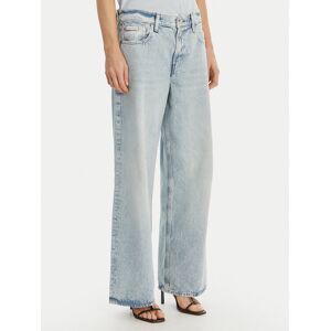 Calvin Klein Jeans Džínsy LV047F663G Modrá Baggy Fit Ženy Calvin Klein Jeans Džínsy LV047F663G Modrá Baggy Fit Ženy