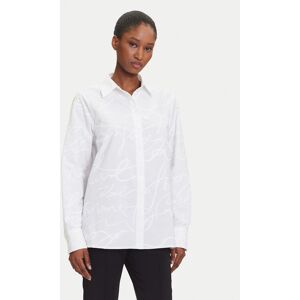KARL LAGERFELD Košeľa A3W11021 Biela Regular Fit Ženy KARL LAGERFELD Košeľa A3W11021 Biela Regular Fit Ženy