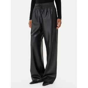 BOSS Nohavice z imitácie kože Talpina 50548123 Čierna Relaxed Fit Ženy BOSS Nohavice z imitácie kože Talpina 50548123 Čierna Relaxed Fit Ženy