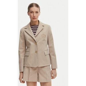 Tommy Hilfiger Sako WW0WW47179 Béžová Slim Fit Ženy Tommy Hilfiger Sako WW0WW47179 Béžová Slim Fit Ženy