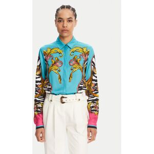 Versace Jeans Couture Košeľa 78HAL2P1 Modrá Regular Fit Ženy Versace Jeans Couture Košeľa 78HAL2P1 Modrá Regular Fit Ženy