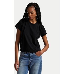 Polo Ralph Lauren Tričko 211967102002 Čierna Classic Fit Ženy Polo Ralph Lauren Tričko 211967102002 Čierna Classic Fit Ženy