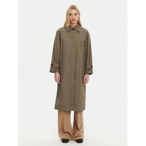 Tommy Hilfiger Prechodný kabát WW0WW44412 Hnedá Relaxed Fit Ženy Tommy Hilfiger Prechodný kabát WW0WW44412 Hnedá Relaxed Fit Ženy