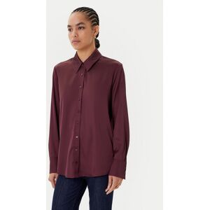 Guess Košeľa A114 Bordová Regular Fit Ženy Guess Košeľa A114 Bordová Regular Fit Ženy