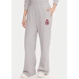 Tommy Hilfiger Teplákové nohavice UW0UW06081 Sivá Wide Leg Ženy Tommy Hilfiger Teplákové nohavice UW0UW06081 Sivá Wide Leg Ženy