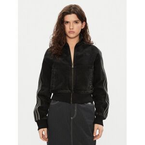 adidas Mikina adicolor Denim JD3110 Čierna Regular Fit Ženy adidas Mikina adicolor Denim JD3110 Čierna Regular Fit Ženy