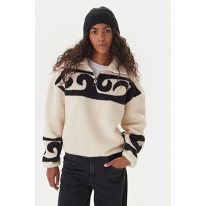 Billabong Mikina EBJPF00119 Béžová Regular Fit Ženy Billabong Mikina EBJPF00119 Béžová Regular Fit Ženy