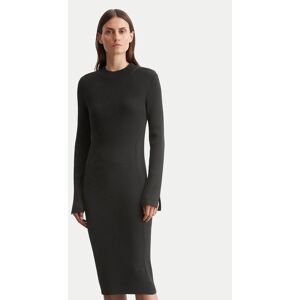 Marc O'Polo Úpletové šaty 409 5045 67097 Čierna Slim Fit Ženy Marc O'Polo Úpletové šaty 409 5045 67097 Čierna Slim Fit Ženy