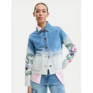 Desigual Džínsová bunda Dakota 26SWED16 Modrá Regular Fit Ženy Desigual Džínsová bunda Dakota 26SWED16 Modrá Regular Fit Ženy