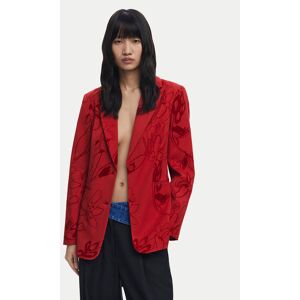 Desigual Sako Flockarty 25WWEW19 Červená Regular Fit Ženy Desigual Sako Flockarty 25WWEW19 Červená Regular Fit Ženy