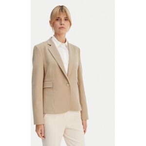 BOSS Sako Jia14 50556336 Béžová Slim Fit Ženy BOSS Sako Jia14 50556336 Béžová Slim Fit Ženy